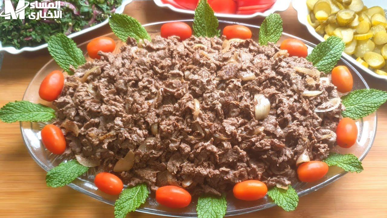سلطة الشاورما بالبقدونس
