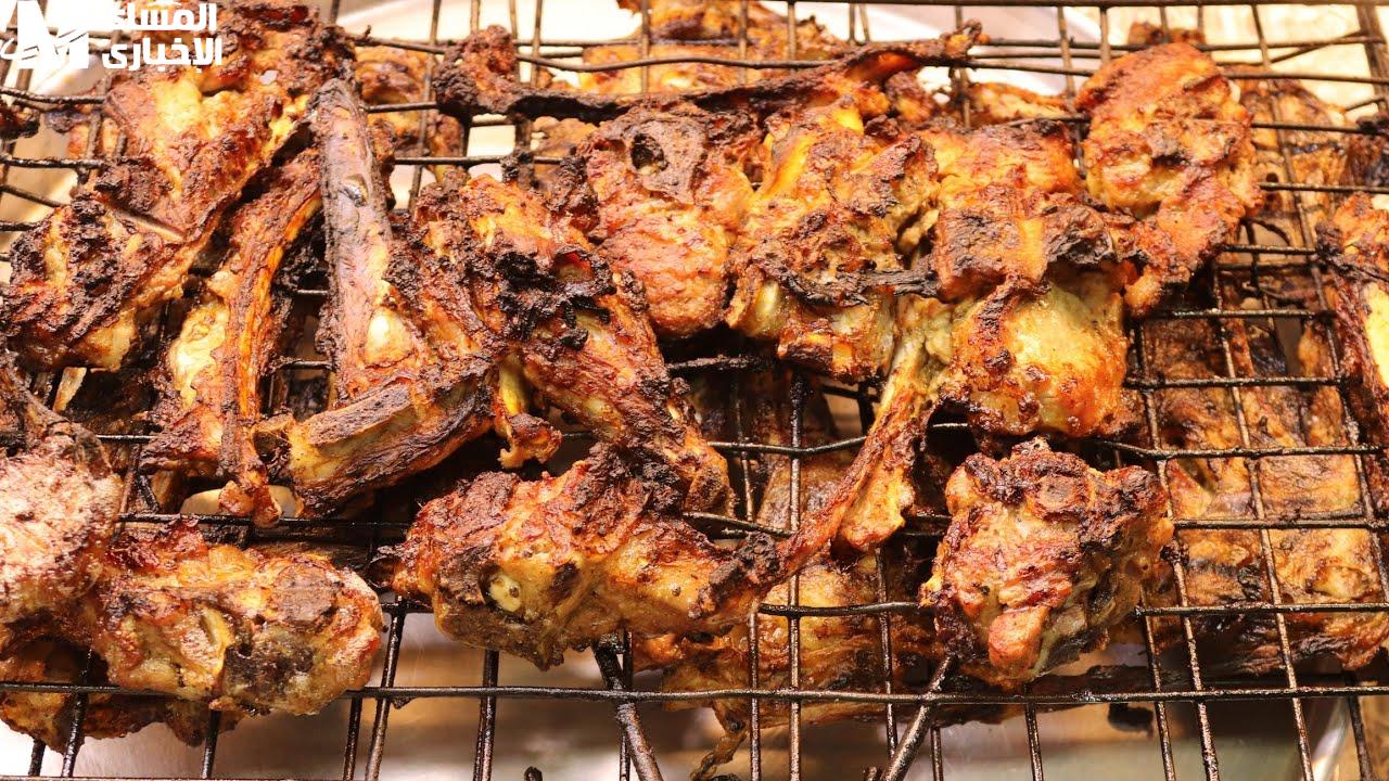 لحم خروف مشوي