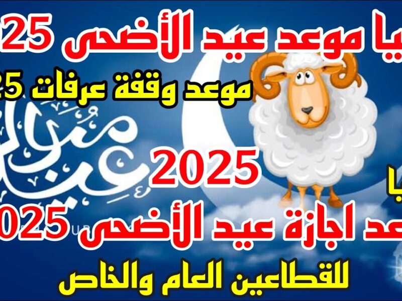 كل الأنظار بتتجه حاليًا .. موعد وقفة عرفات وعيد الأضحى المبارك 2025 يوم منتظر