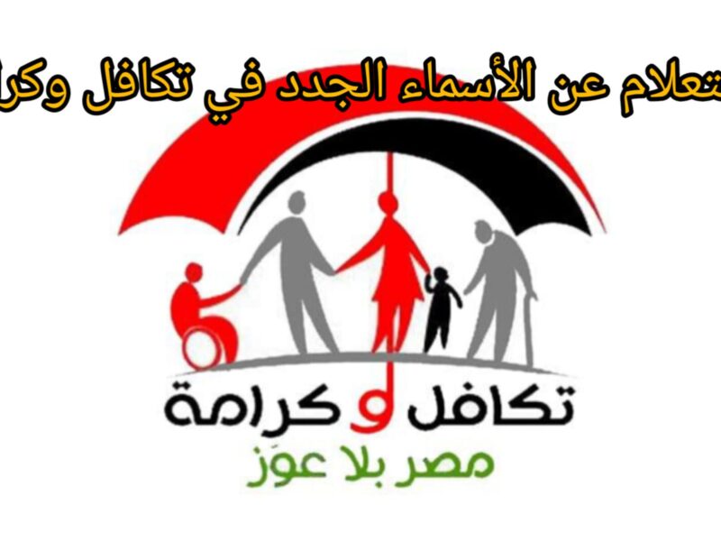 استعلم برقمك القومي.. الأسماء الجديدة في تكافل وكرامة 2025 واهم الشروط المطلوبة للتسجيل