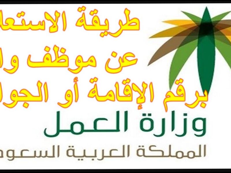الاستعلام بقى ضغطة واحدة .. الاستعلام عن وافد برقم الإقامة 1446 خدمة ذكية