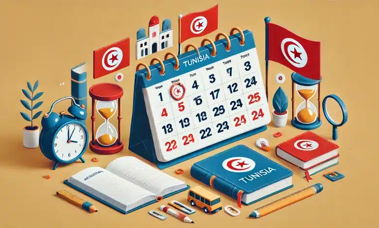 جدول العطل المدرسية تونس 2025