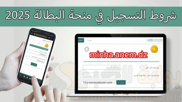 البطالة نازلة على طبق دعم.. خطوات التقديم في منحة البطالة الجزائرية 2025 عبر anem.dz