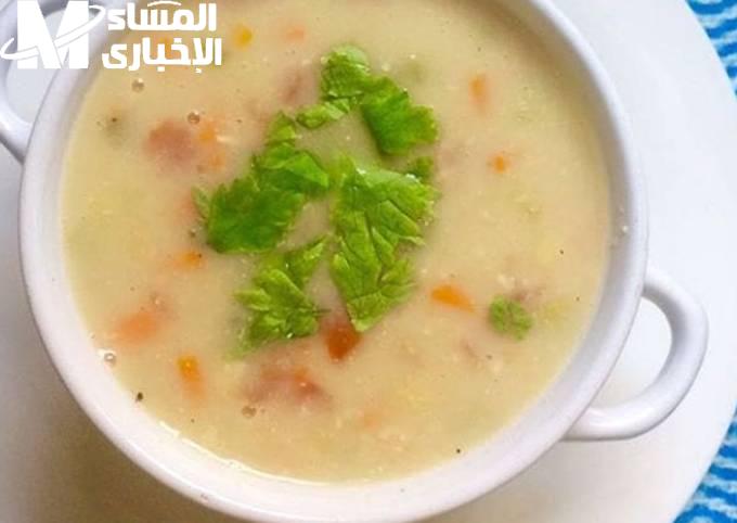 شوربة الشوفان بالدجاج