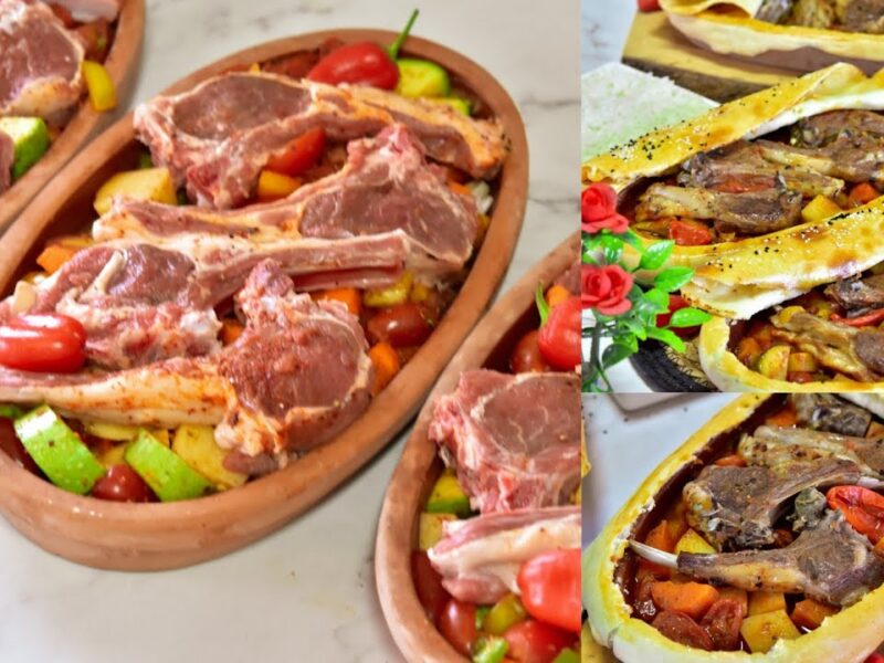 زي المطاعم الجاهزة … طريقة عمل فخار اللحم الطازج بأسهل التكات