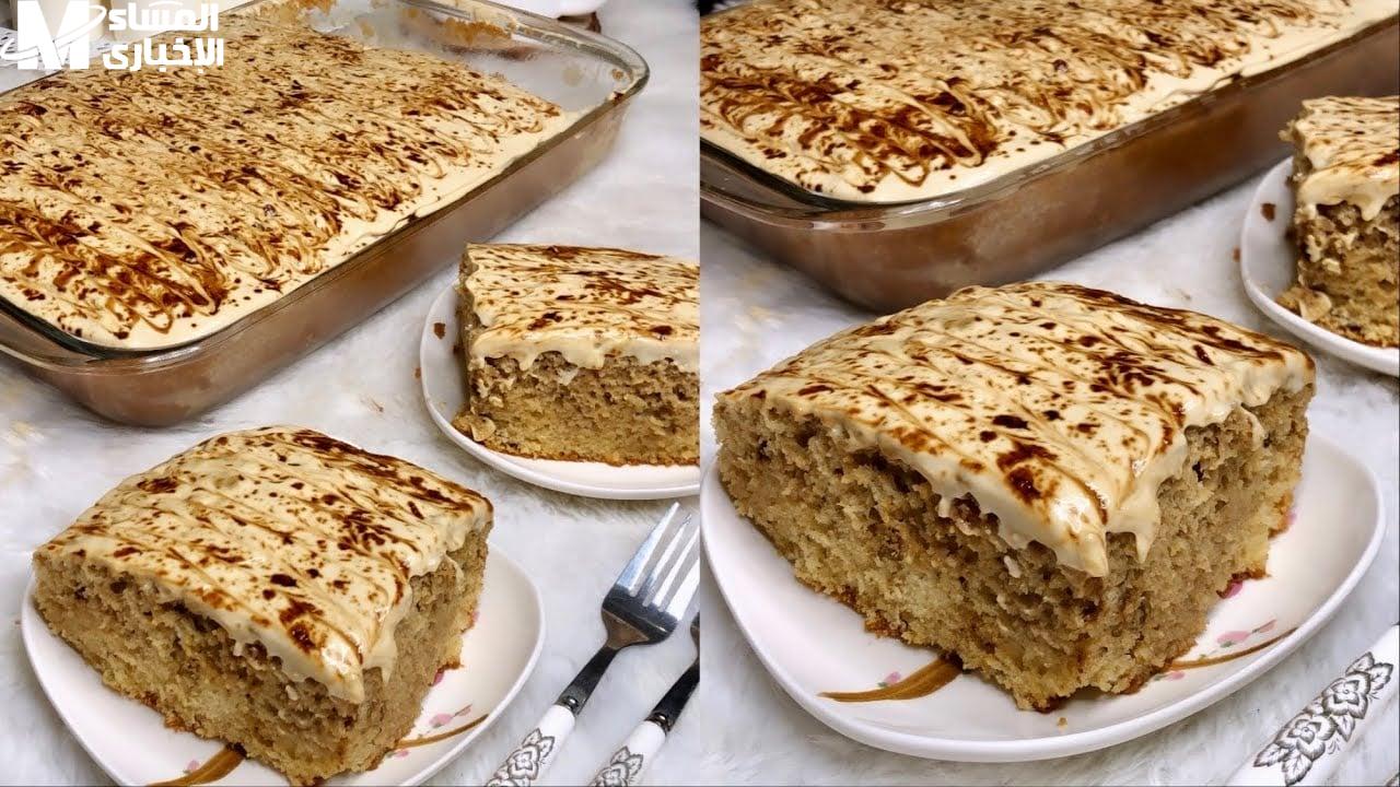 عمل كيكة النسكافية
