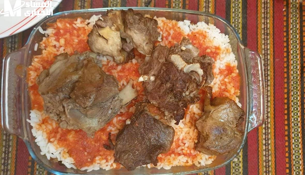 فتة الأرز باللحم