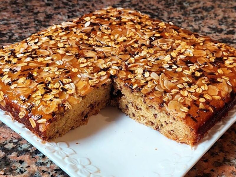 طعم الحلو من غير ذنب .. كيكة الشوفان الصحية بسعرات أقل وطعم مفيهوش نقطة ندم حلاوة مفيدة