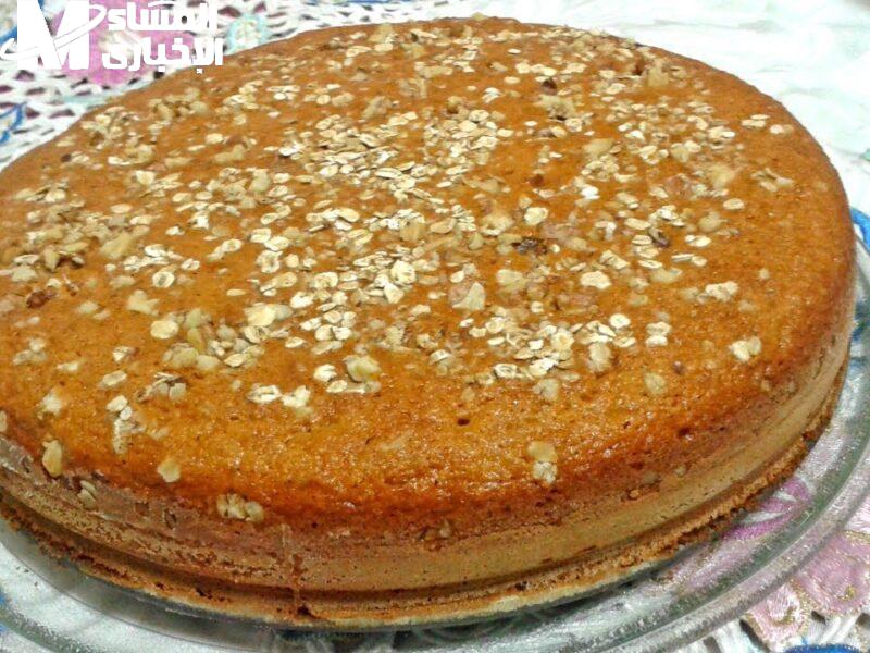 كيكة مرتفعة ومتهوية أوي.. كيكة الشوفان الصحية بخطوات مضمونة