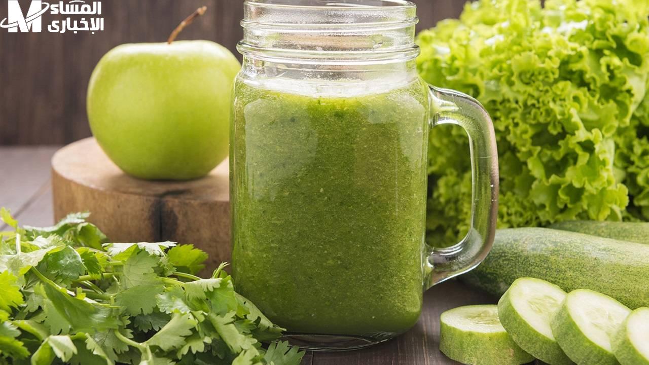 مشروب أخضر يذيب الدهون