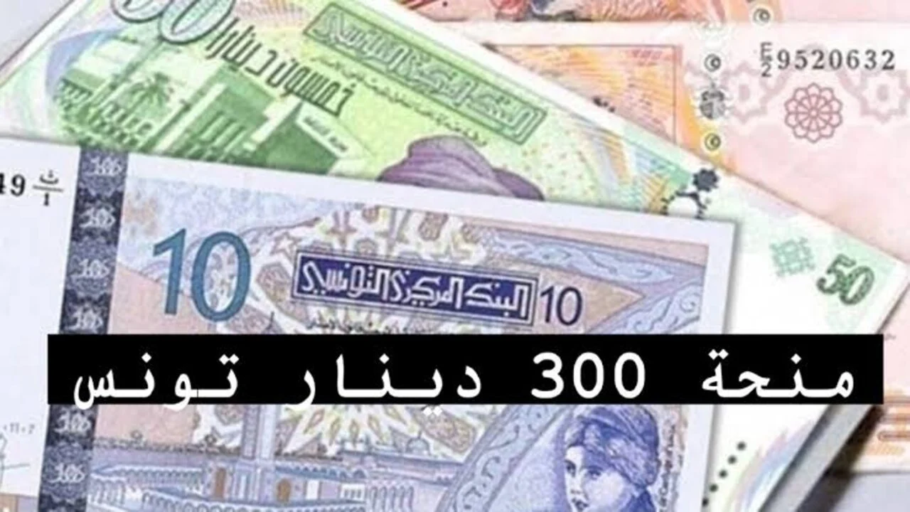 منحة 300 دينار