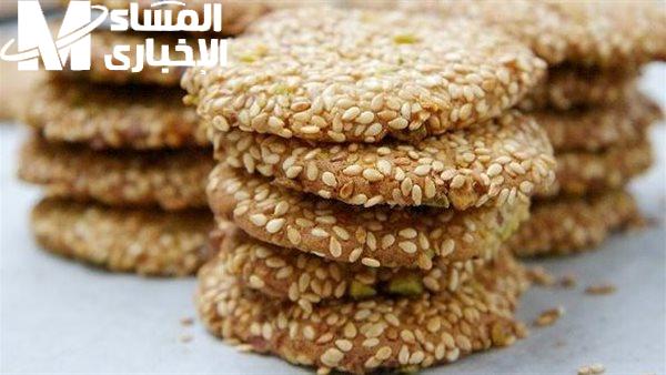وصفة بسكويت السمسم المقرمش