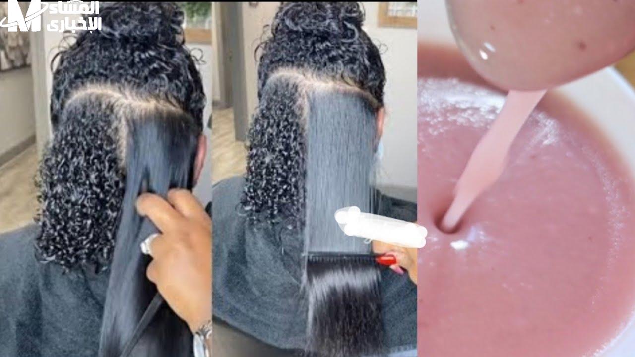 لوصفة اللي هتفرد شعرك