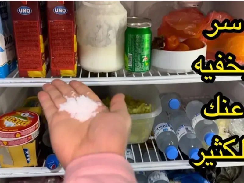 ريحة التلاجة رجعت طبيعية.. ضعي الملح في الثلاجة وستندهش من النتيجة هتقولي يا ريتني عرفت من زمان