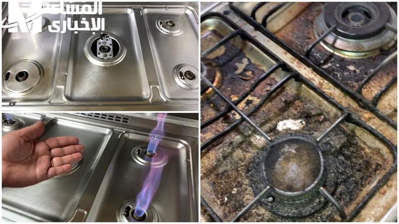 خلي المطبخ يلمع بسرعة.. حيلة منزلية بمكونين فقط بيكربونات الصوديوم والخل الأبيض تترك البوتاجاز يلمع بريق مبهر