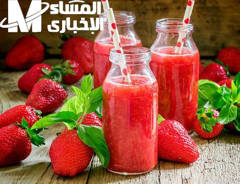 عصير الفراولة والفانيليا رهيب.. عصير الفراولة والفانيليا انتعاش صيفي