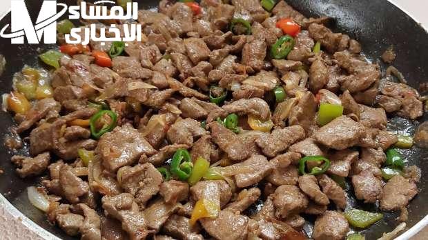 الكبدة بالبصل