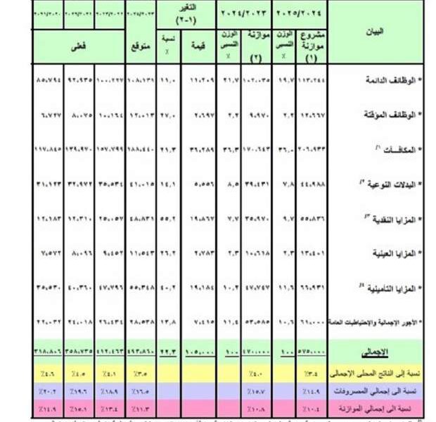 اعرف تفاصيل دخلك الجديد.. جدول الأجور الجديد في مصر بعد الزيادة القادمة من وزارة المالية بأرقام معلنة
