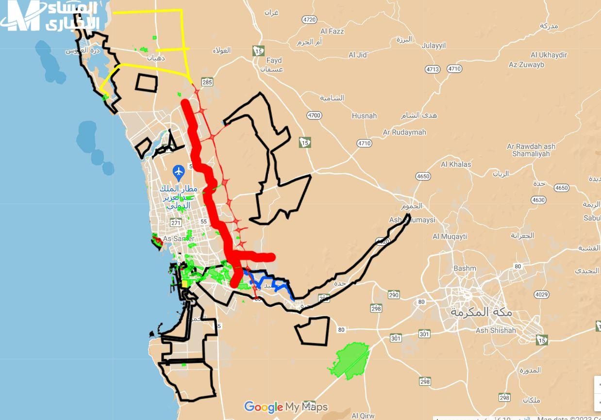خريطة أحياء جدة