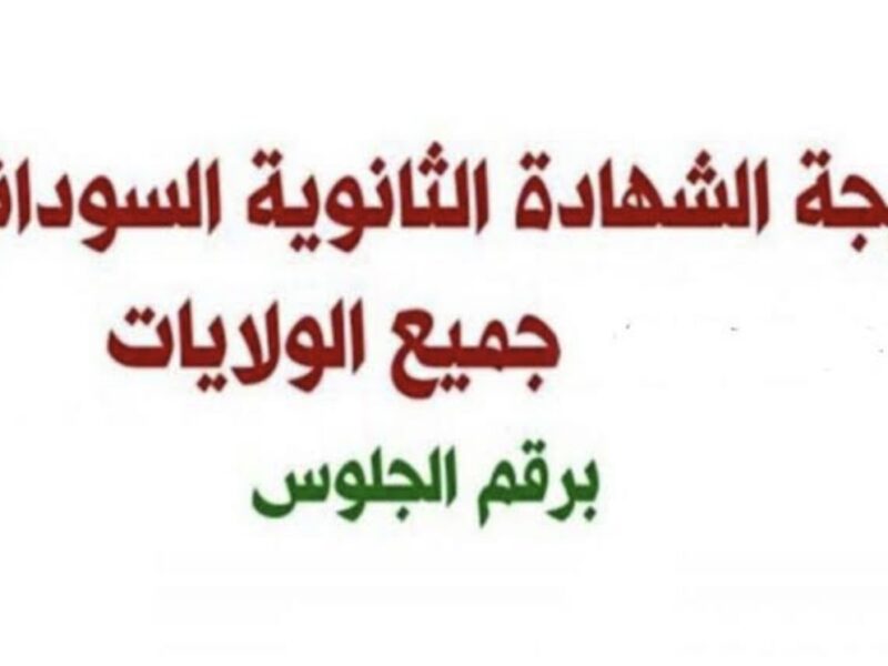 بثقة دوس وشاهد.. الاستعلام عن نتيجة الشهادة السودانية 2025 نتيجة فورية