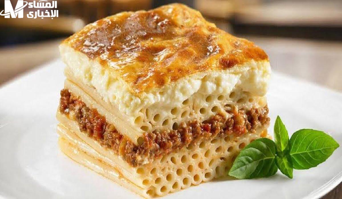 المكرونة بالبشاميل الجوسي