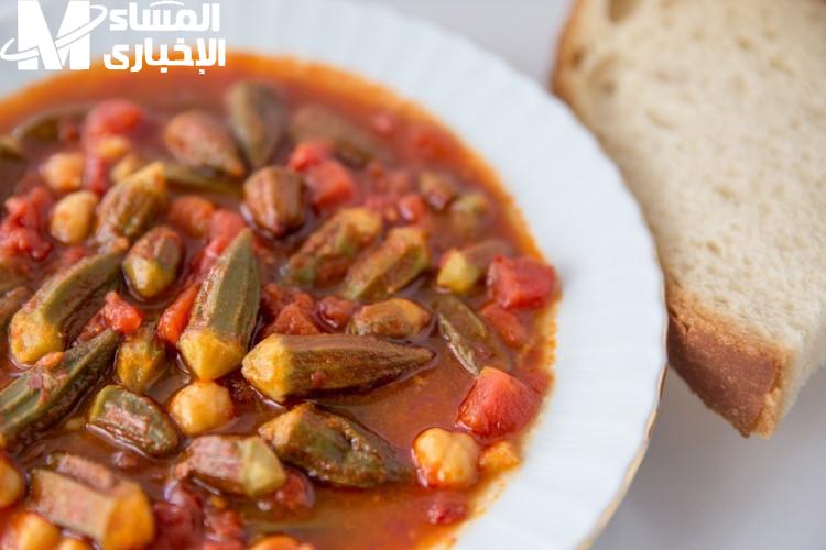 صينية البامية باللحم