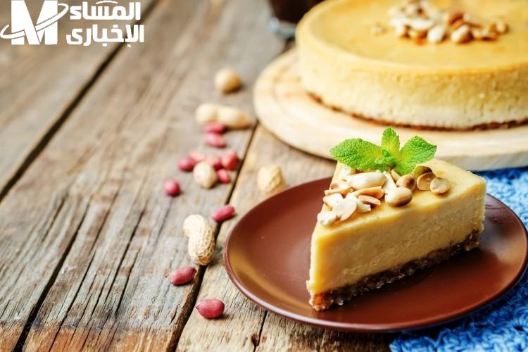 تشيز كيك بزبدة الفول السوداني