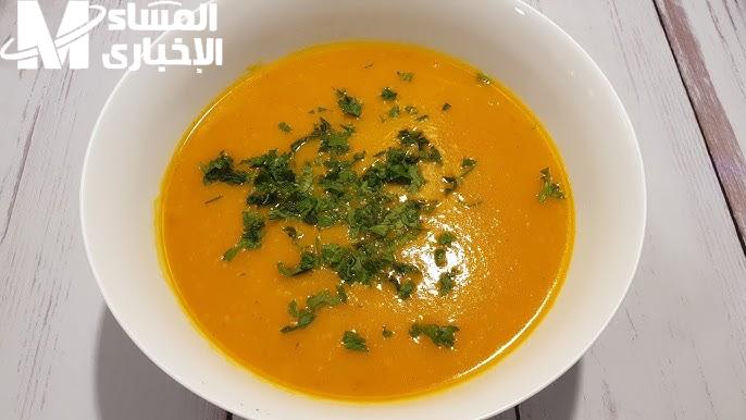 شوربة الجزر للنباتيين دافية.. شوربة الجزر للنباتيين طعم رائع