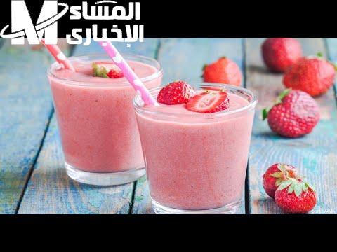 صيف بارد.. عصير الفراولة والفانيليا الطبيعي انتعاش صيفي