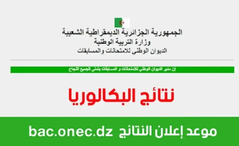 تابع إعلان النتائج.. الديوان الوطني للامتحانات يستعرض نتائج البكالوريا 2025 تغطية رسمية