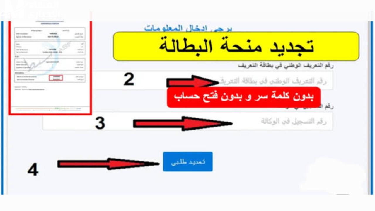 منحة البطالة الجزائرية