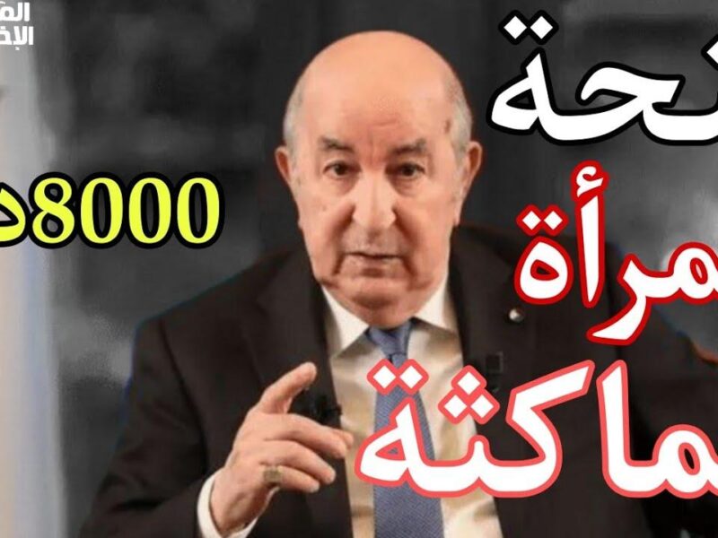 فرصة الدعم وصلت للنساء.. رابط التسجيل في منحة المرأة الماكثة بالبيت في الجزائر بالشروط الكاملة بدعم مضمون