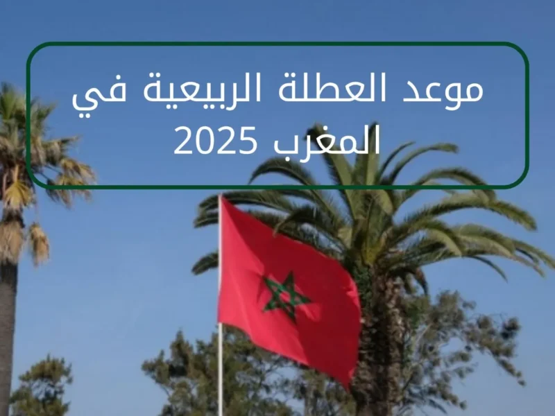 الربيع اتأكد رسميًا.. موعد العطلة الربيعية في المغرب 2025 براحة مستحقة