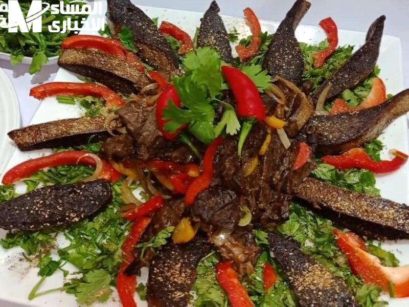 طريقة عمل الفشة والطحال للشيف فاطمة أبو حاتي