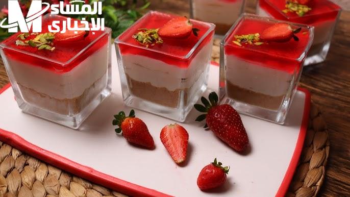 قدّم كاسات تشيز.. حلا كاسات التشيز كيك البارد قوام خرافي