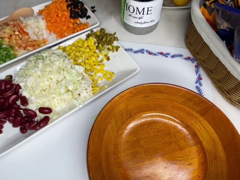 سلطة الدوريتوس طعم تاني.. عمل سلطة الدوريتوس مع الصوص قوام مثالي
