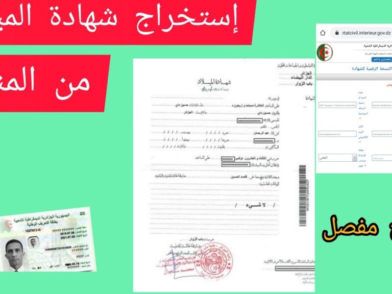 حول شهادتك برقميًّا.. شهادة الميلاد الرقمية بالجزائر خدمة مبتكرة