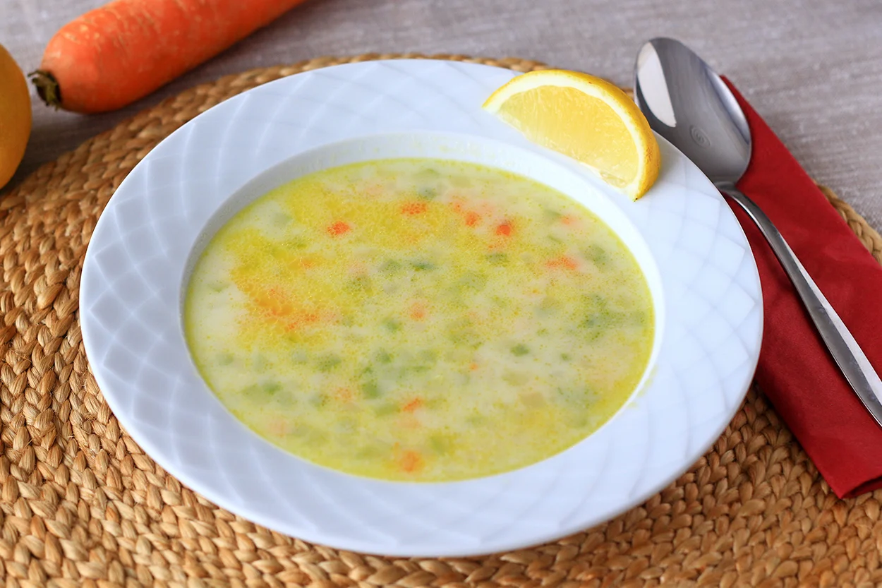 شوربة الجزر للنباتيين