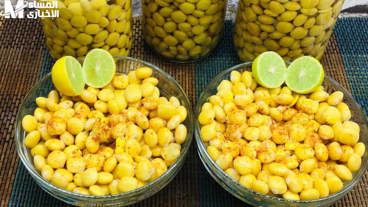 عمل الترمس الحلو