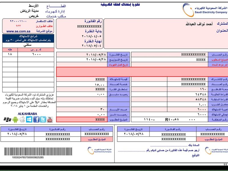 افتح الرابط واعرف.. خطوات الاستعلام عن فاتورة الكهرباء في السعودية 1446 وطريقة السداد إلكترونيًا سداد فوري
