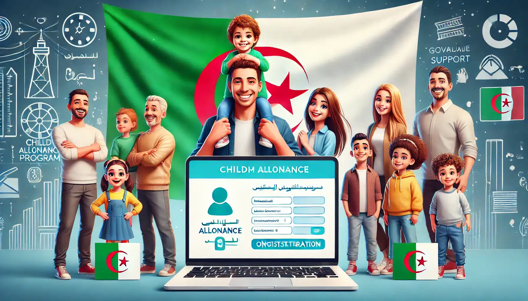 التسجيل في منحة الطفل بالجزائر 2025