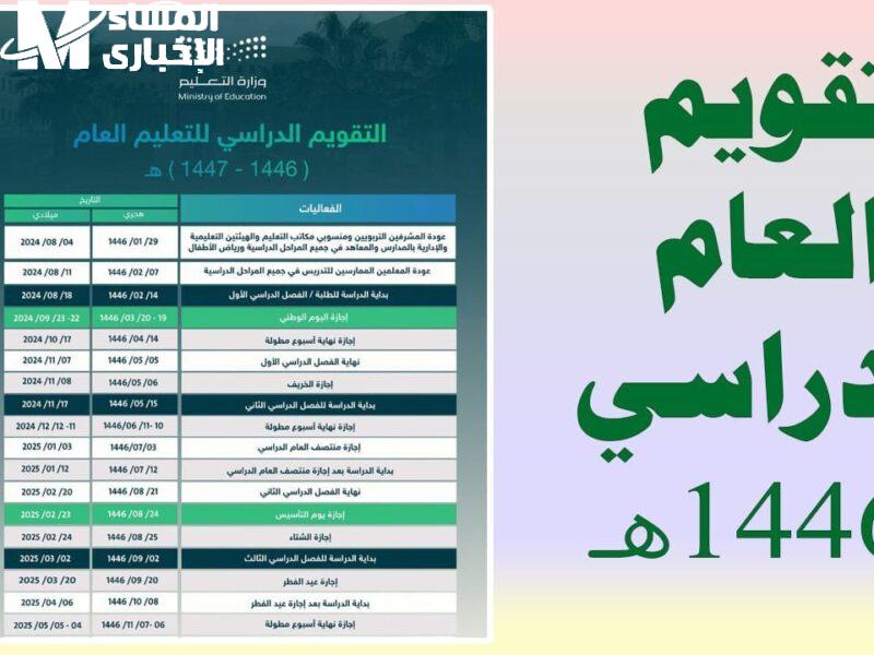 ضبط جدولك وغنّي.. مواعيد الحصص الجديدة السعودية 1446 ترتيب حكيم