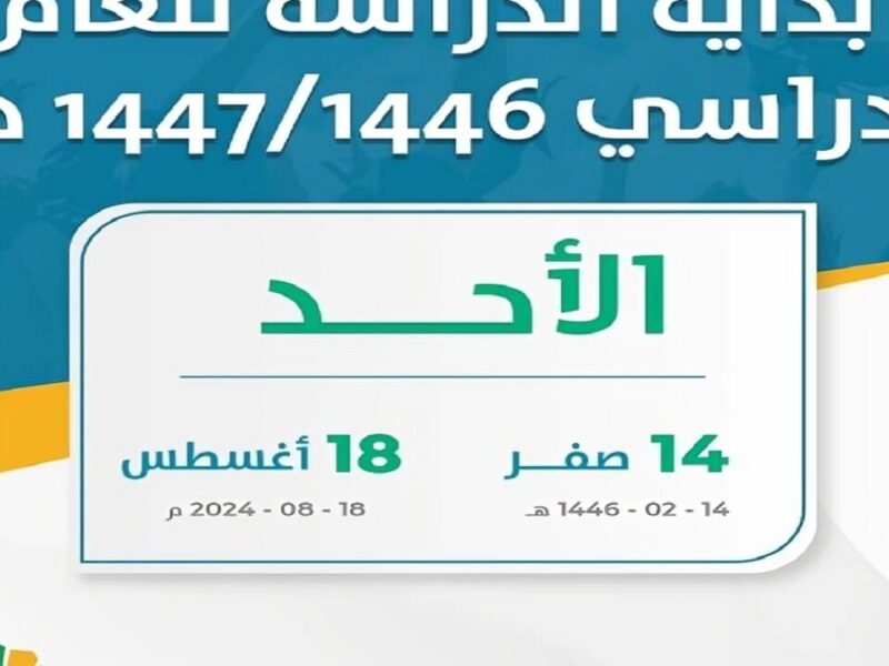 موسم جديد.. بداية جديدة.. موعد بداية العام الدراسي الجديد في السعودية حسب التقويم الدراسي 2025 السنة شكلها واعد