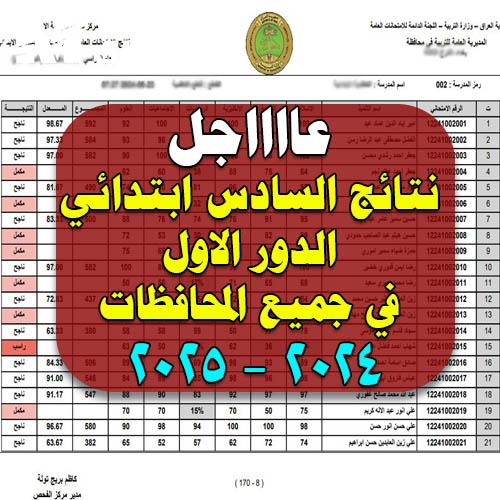 فرحة ما بعدها فرحة.. رابط الاستعلام عن نتائج السادس الابتدائي العراق 2025