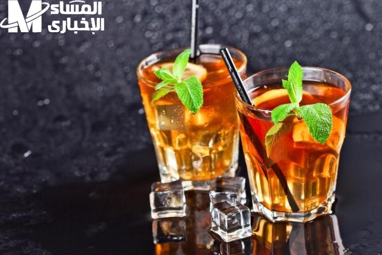 شاي نعناع مثلج بصيفك الجديد.. عمل شاي منعش مثلج بالعسل والنعناع انتعاش بيرفرف