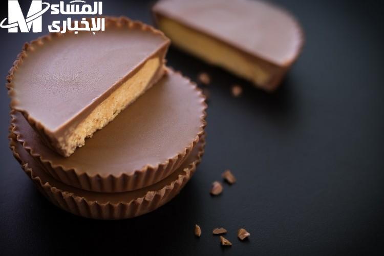 الفول السوداني بالشوكولاتة