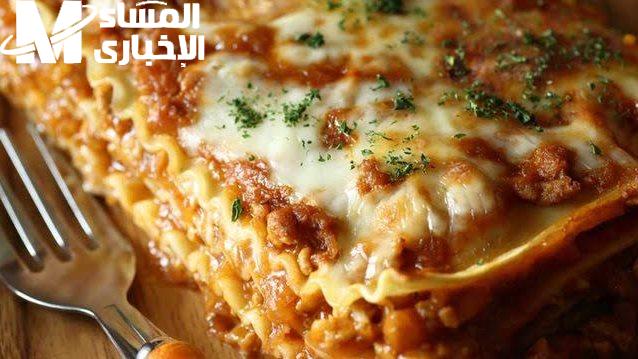 طريقة عمل لازانيا باللحم المفروم