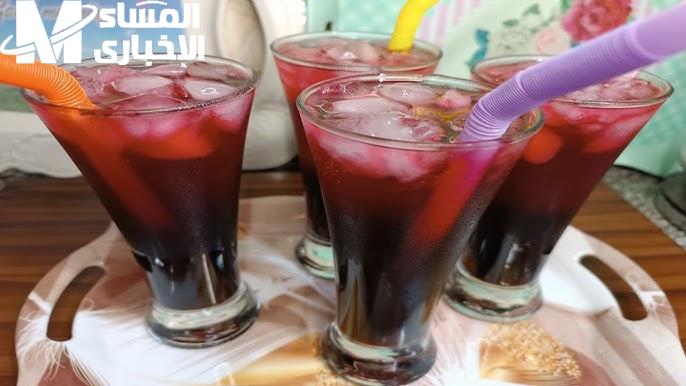في خطوات بسيطة.. طريقة عمل مشروب الكركديه بالصودا بطعم راقي ومنعش ينافس أشهر الكافيهات
