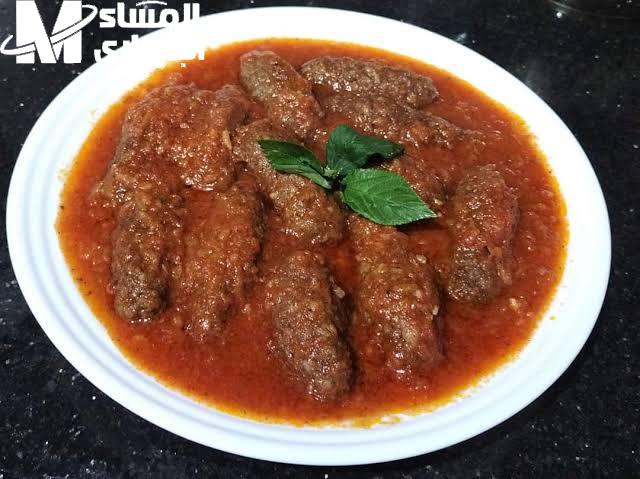 كفتة الأرز بالصلصة