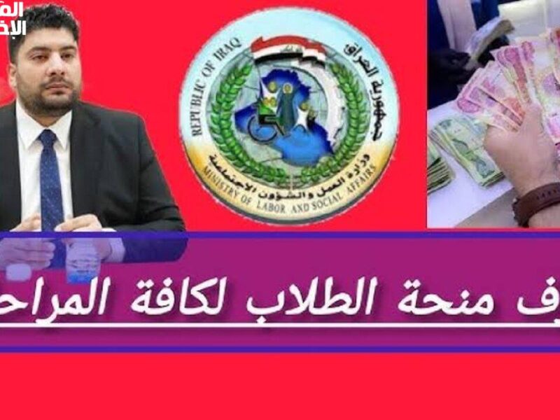 دعم دراسي بـ8000 دينار.. التسجيل في منحة الطلبة بالعراق 8000 دينار قدم عليها حالًا